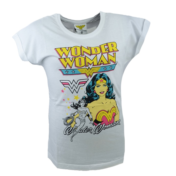 Tricou pentru fete E Plus M 360551-1-134, Alb 51802