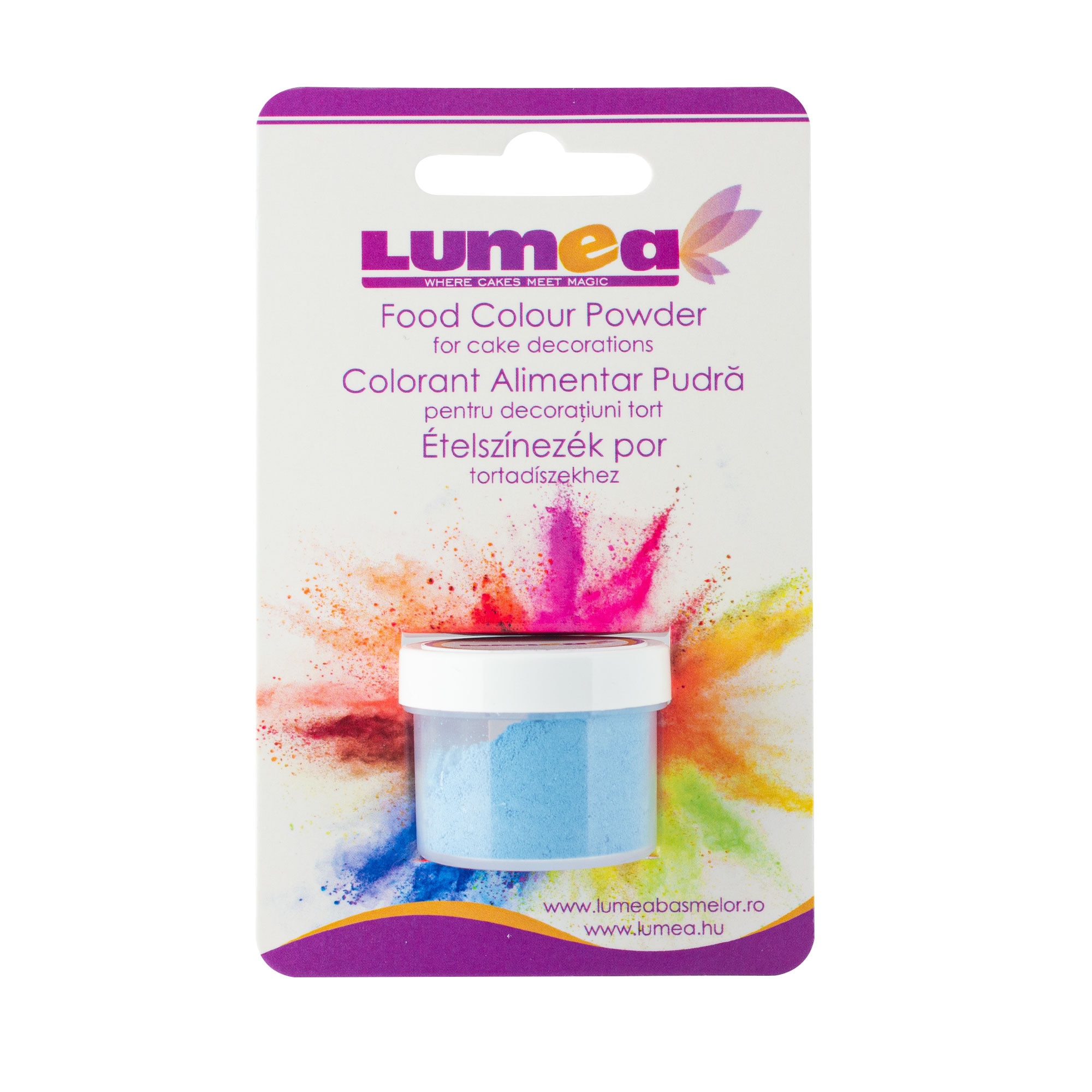 Colorant alimentar pudra Baby blue, 4g - Lumea Colors