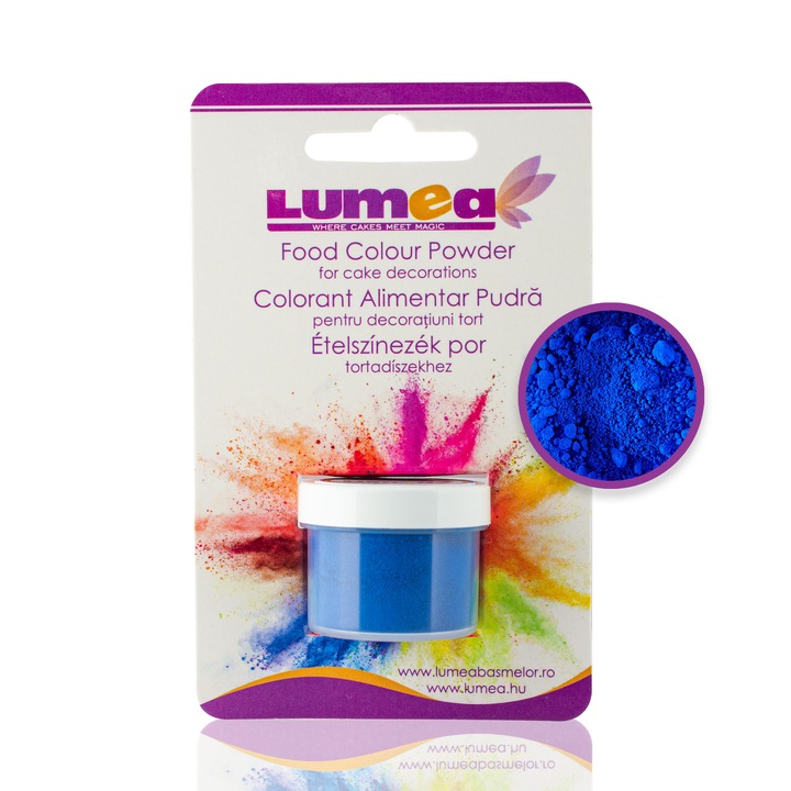 Colorant alimentar pudra Albastru, 2g - Lumea