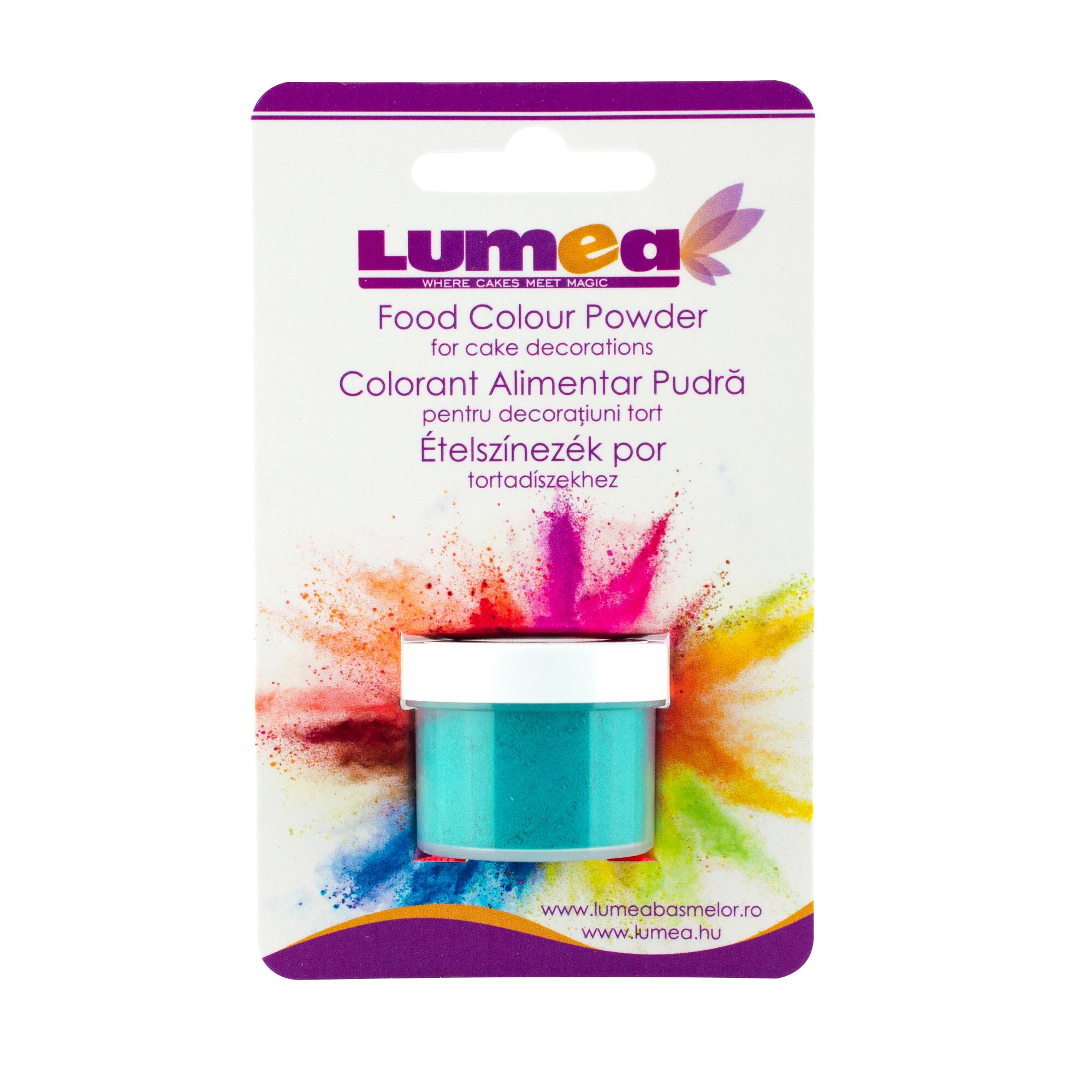 Colorant alimentar pudra Turcoaz, 3g - Lumea Colors