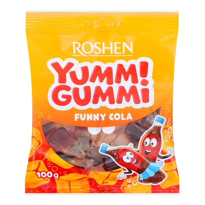 Jeleu Yumm Gummi Funny Cola Roshen 11x 100 gr