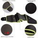 Centura de slabit, GO4FIT, pentru fitness, modelarea corpului, cu buzunar pentru telefon, verde, marimea L