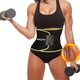 Centura de slabit, GO4FIT, pentru fitness, modelarea corpului, cu buzunar pentru telefon, verde, marimea L