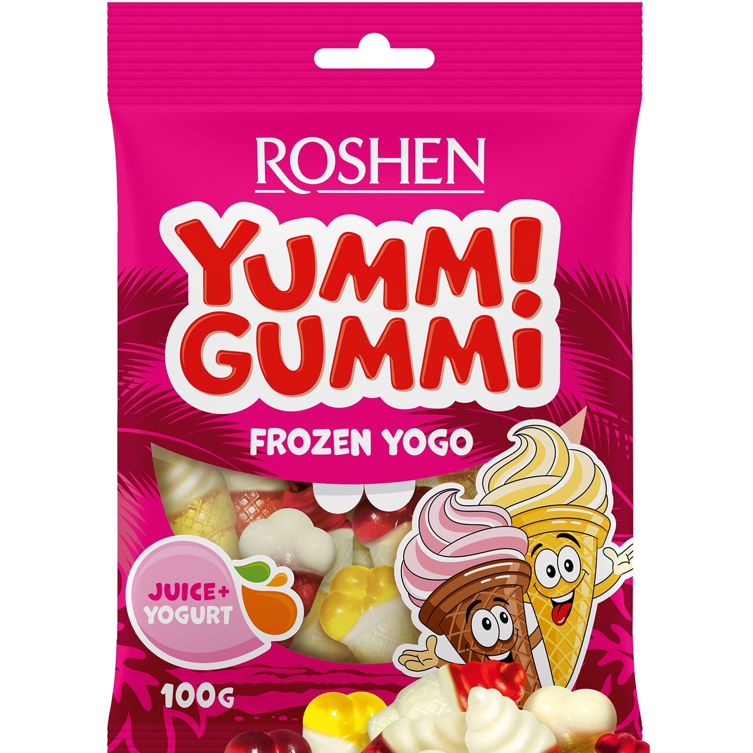 Jeleu Yumm Gummi Frozen Yogo Roshen 11x 100 gr eMAG.ro