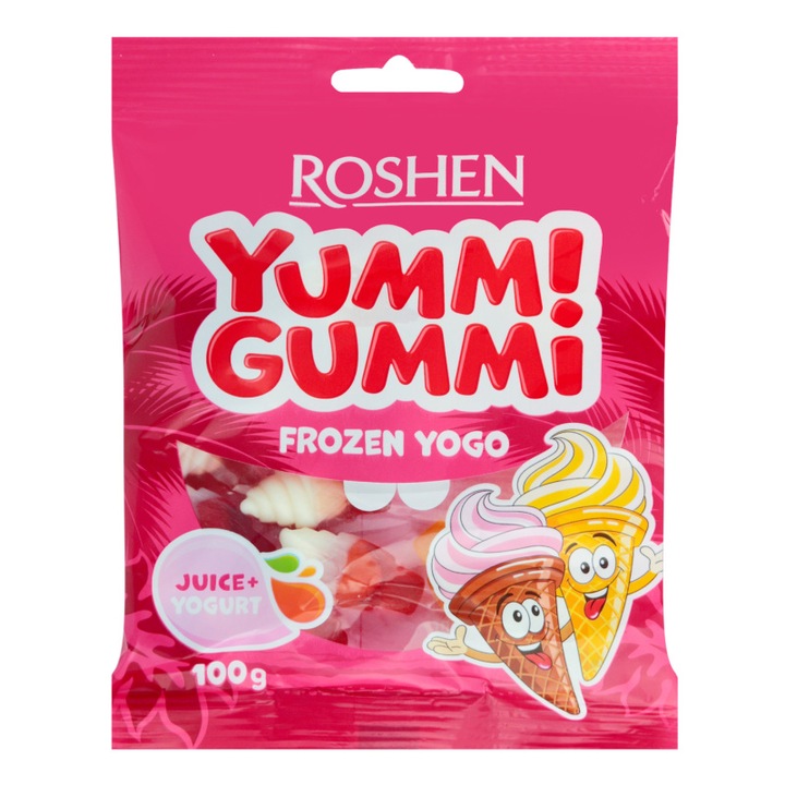 Jeleu Yumm Gummi Frozen Yogo Roshen 11x 100 gr