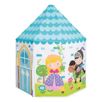 Casuta pentru copii AIX©, cadru cu tije din plastic, dimensiuni 104 x 104 x130 cm, pentru interior si exterior, culoare alb Casuta pentru copii AIX©, cadru cu tije din plastic, dimensiuni 104 x 104 x130 cm, pentru interior si exterior, culoare alb