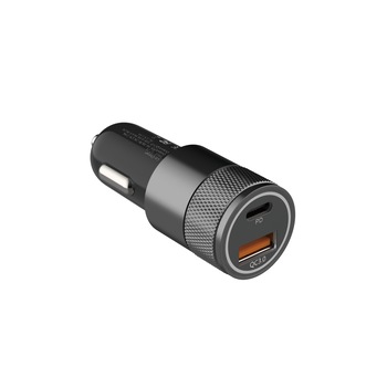 Incarcator auto dual PD , TIENTEN , incarcare rapida QC 3.0 , Power Delivery 18W , negru Incarcator auto dual PD , TIENTEN , incarcare rapida QC 3.0 , Power Delivery 18W , negru