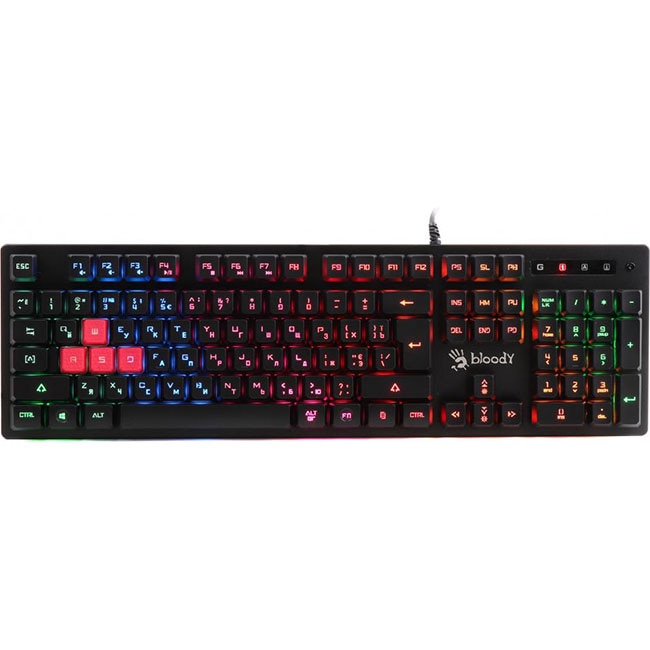 Tastatura gaming A4Tech Bloody B160N , usb , waterproof, Negru