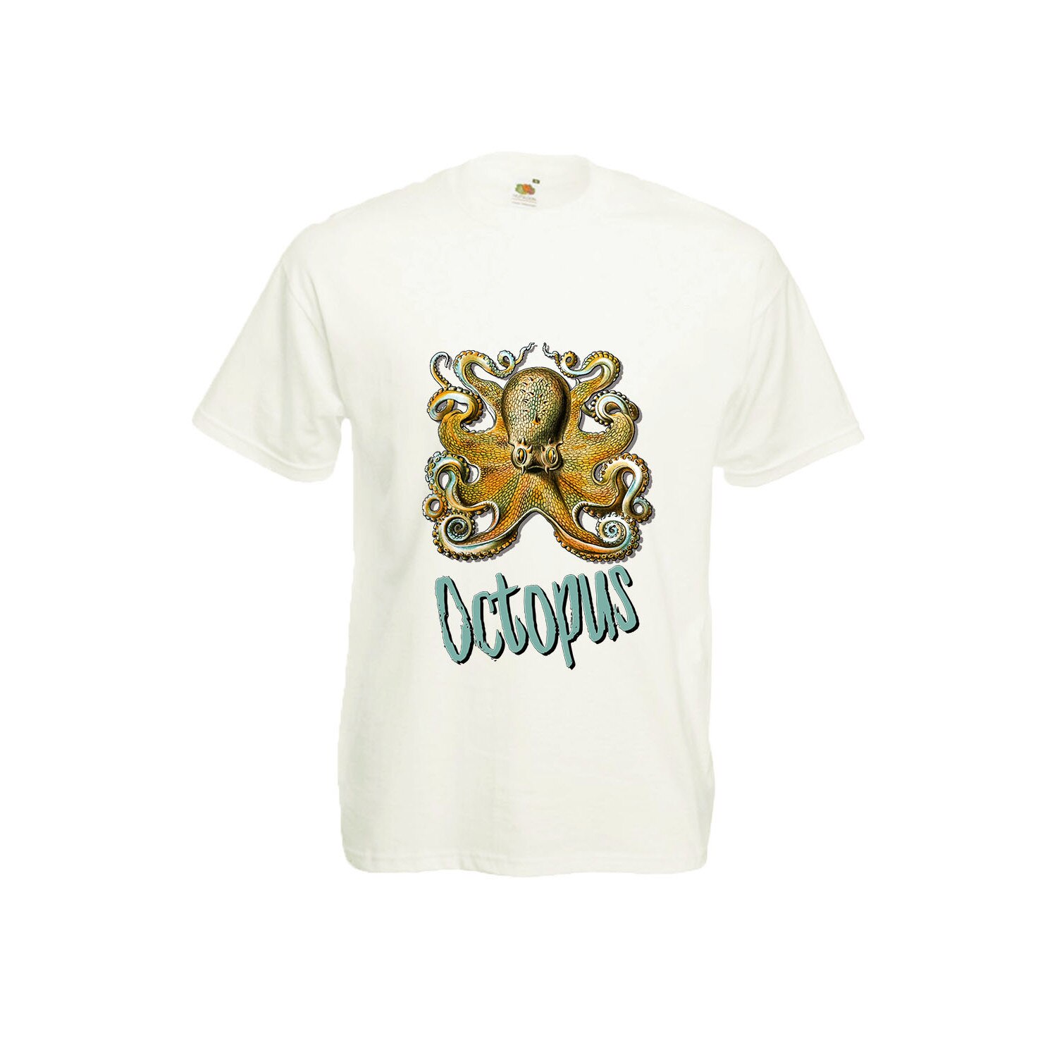 Tricou barbatesc imprimeu Octopus, L