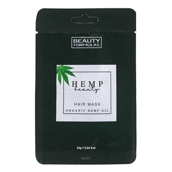Masca de par, Beauty Formulas, cu ulei de canepa, 1 buc Masca de par, Beauty Formulas, cu ulei de canepa, 1 buc