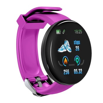 Ceas Smartwatch Techstar® D18, 1.3inch OLED, Bluetooth 4.0, Monitorizare Tensiune, Puls, Oxigenarea Sangelui, Waterproof IP65, Mov Ceas Smartwatch Techstar® D18, 1.3inch OLED, Bluetooth 4.0, Monitorizare Tensiune, Puls, Oxigenarea Sangelui, Waterproof IP65, Mov