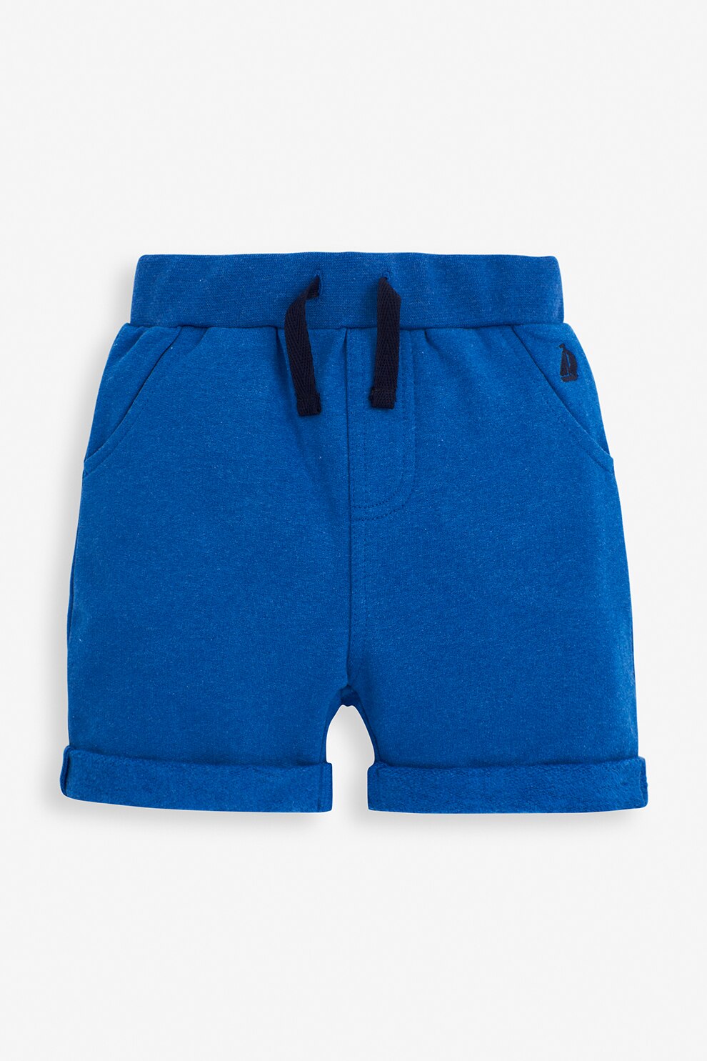 JoJo Maman Bebe, Pantaloni scurti cu snur, Albastru inchis, 86 CM