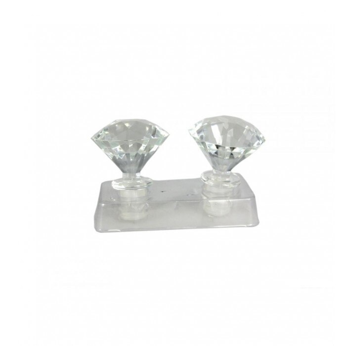 Set 2 dopuri pentru sticla vin, Diamond