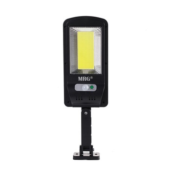 Lampa solara stradala MRG M-6037, Panou solar, 100 LED Cob, Negru Lampa solara stradala MRG M-6037, Panou solar, 100 LED Cob, Negru