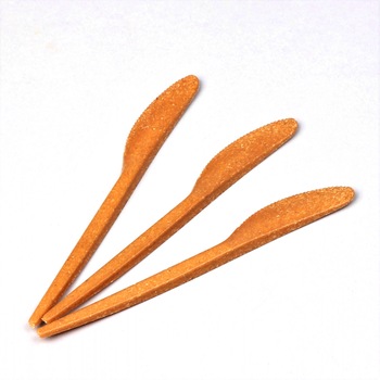 Set 20 cutite din fibre de lemn, reutilizabile, 17 cm, Nature Line - Bioco Set 20 cutite din fibre de lemn, reutilizabile, 17 cm, Nature Line - Bioco