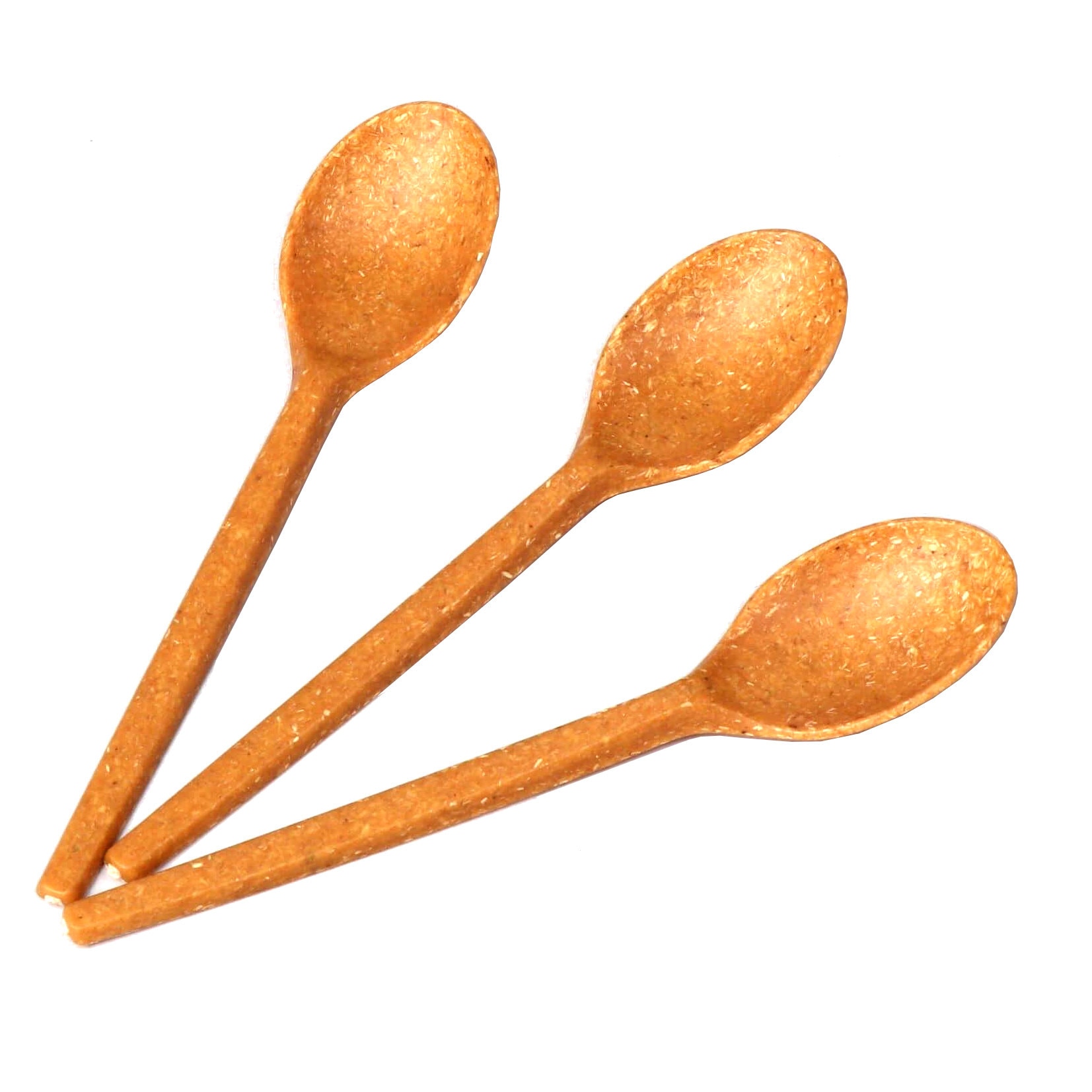 Set 25 lingurite din fibre de lemn, reutilizabile, 12.5 cm, Nature Line - Bioco