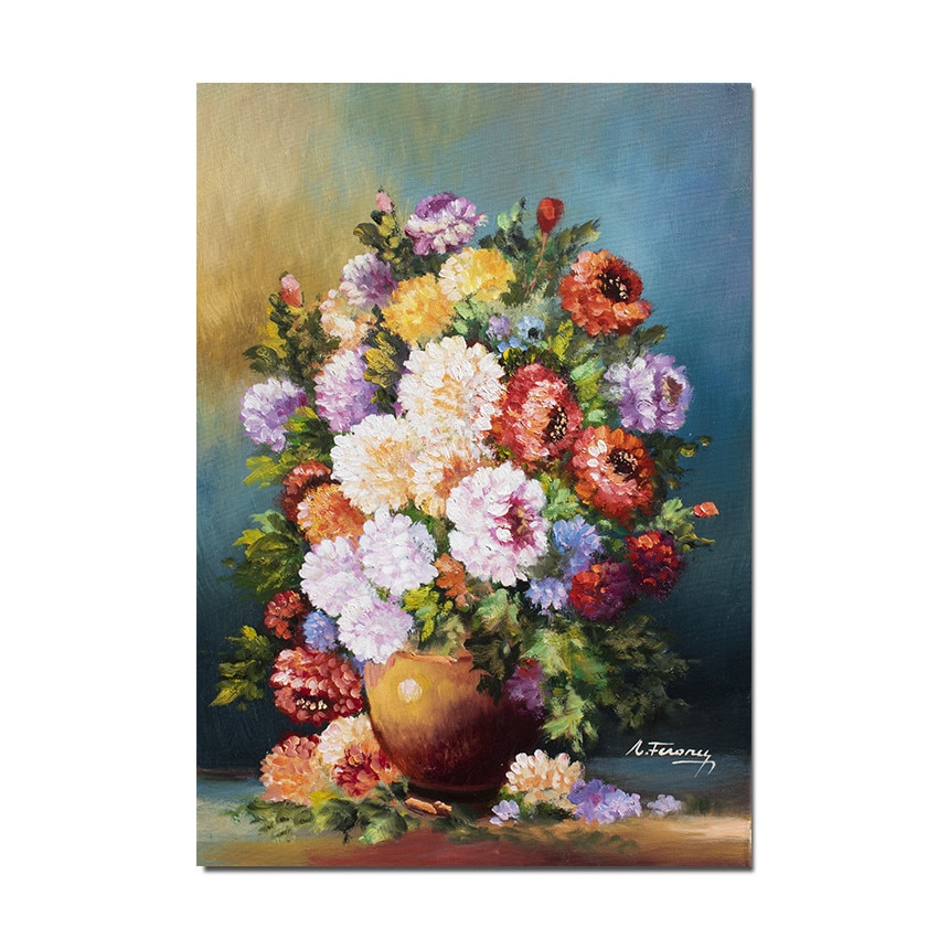 Tablou living, dormitor pictat manual - Parfum de sarbatoare (1) - 70x50cm ulei pe panza