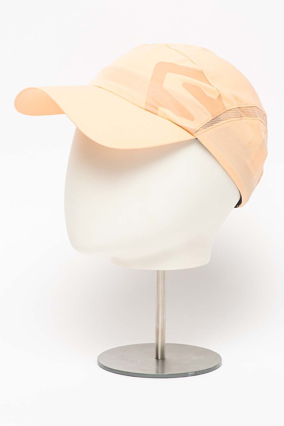 Salomon, Sapca ajustabila cu insertii din plasa si UPF50 pentru alergare, Roz somon, M-L Standard