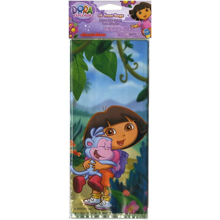Set 16 pungi pentru ambalare, "Dora The Explorer", Wilton