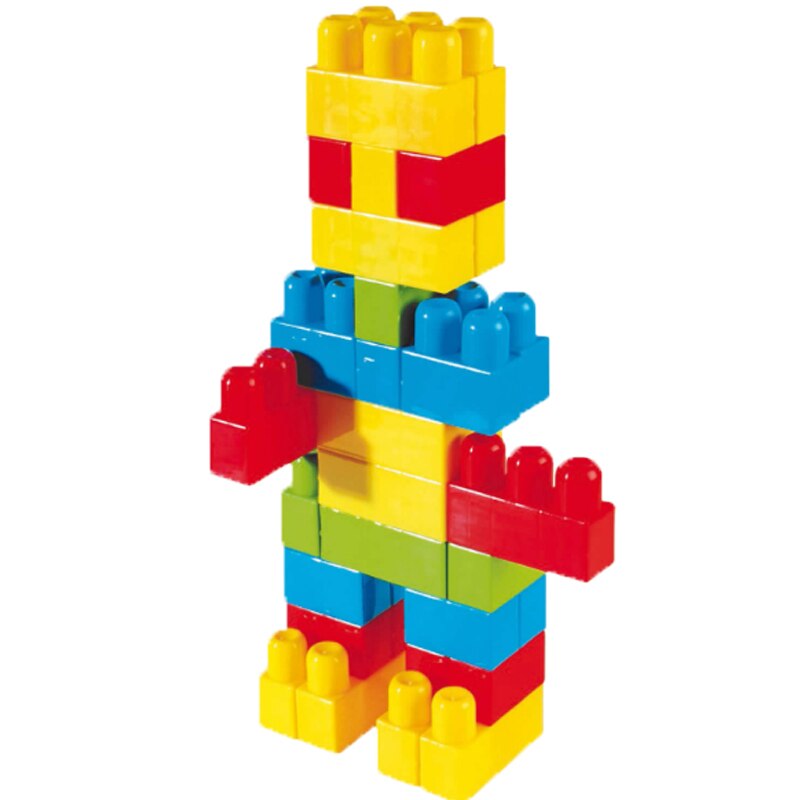 Set 35 de piese bloc de constructie pentru copii Dohany Maxi Multicolor