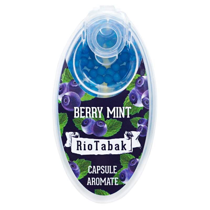 Capsule aromatizante pentru tigari RioTabak Berry Mint - 100 buc