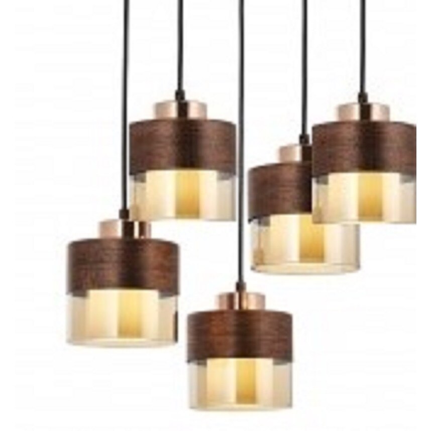 Lustra Avonni AV-4288-5T-CPR, 5x60w, Cupru patinat