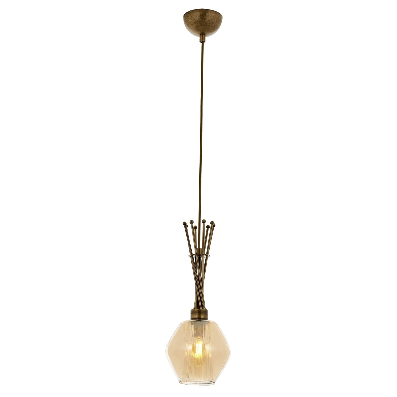 Lustra Avonni AV-1782-1E, 1x 40 W ,E14, Antique