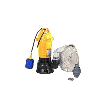 Set Pompa submersibila apa murdara(WC,FOSA,HAZNA) cu plutitor si cutit tocator GSP-2900W,adancime absorbtie 10m, inaltime refulare 20m,include furtun tip pompieri 2 Set Pompa submersibila apa murdara(WC,FOSA,HAZNA) cu plutitor si cutit tocator GSP-2900W,adancime absorbtie 10m, inaltime refulare 20m,include furtun tip pompieri 2