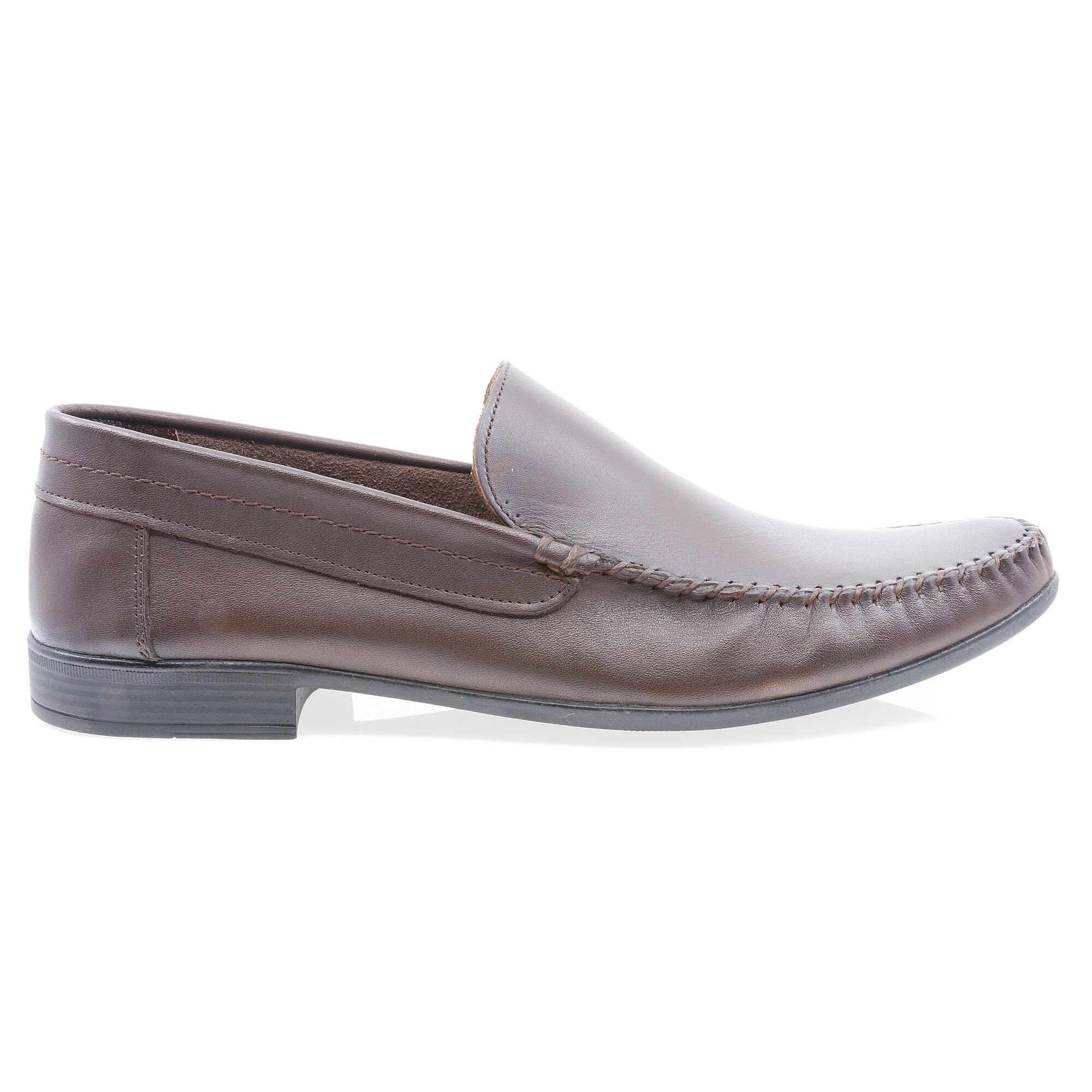 Pantofi barbati, Caspian, Cas-660, casual, piele naturala, Maro