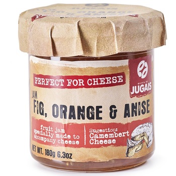 Gem pentru branzeturi - smochine, portocale si anason 180gr Jugais Gem pentru branzeturi - smochine, portocale si anason 180gr Jugais