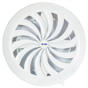 Grila aerisire rotunda cu plasa , reglabila 80mm – 150mm Grila aerisire rotunda cu plasa , reglabila 80mm – 150mm