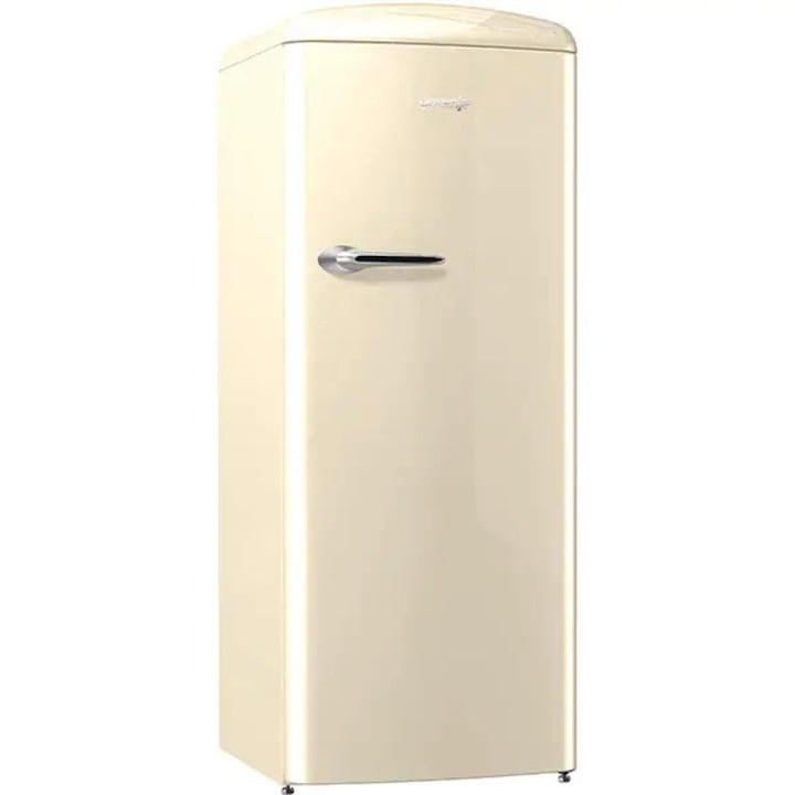GORENJE ORB153C egyajtós hűtőszekrény, 254 l, 154 cm, E energiaosztály, bézs szín
