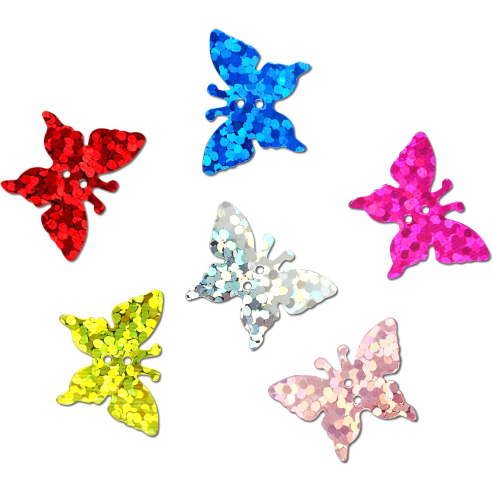 Accesorii creatie, paiete/confetti fluturi, 20g, diferite culori, Meyco