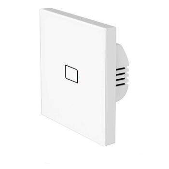Intrerupator Inteligent Broadlink TC3-1 simplu cu touch, wi-fi, alb Intrerupator Inteligent Broadlink TC3-1 simplu cu touch, wi-fi, alb