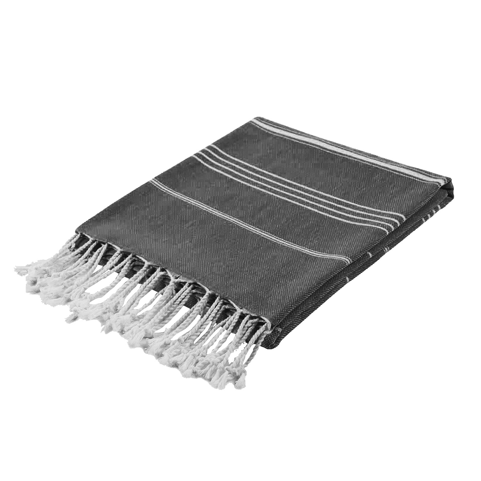 Prosop plaja/SPA, 100x180 cm, Negru, 100% bumbac Terry Selection