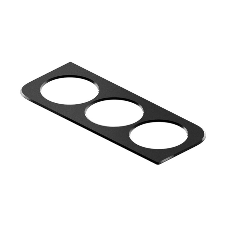 Folie camera Aluminiu SILKASE pentru Samsung S21, FullGlue, negru
