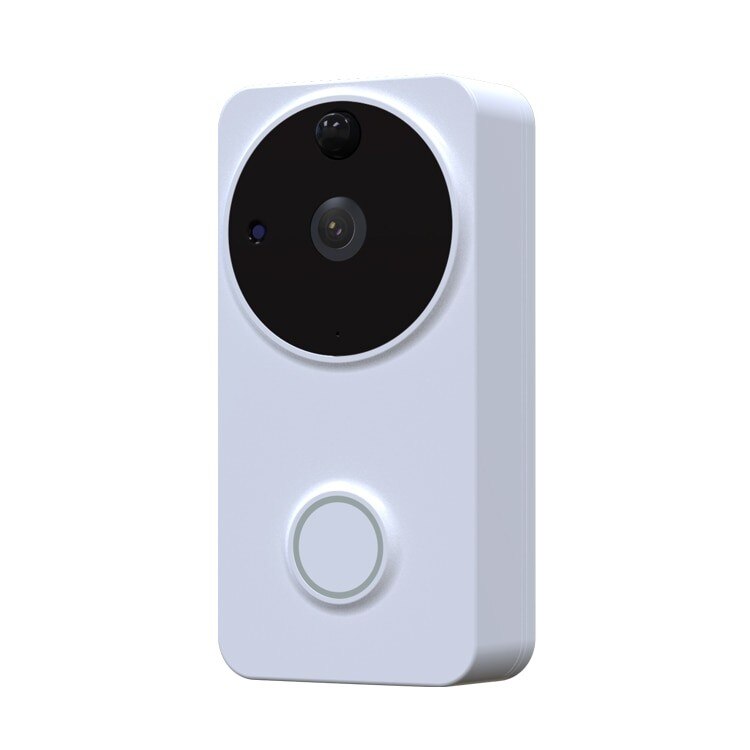 Sonerie Smart WiFi Techstar® DB02, ALB, Smart Life, Videointerfon, Senzor Miscare, Alerte Smartphone, 1080P, MicroSD