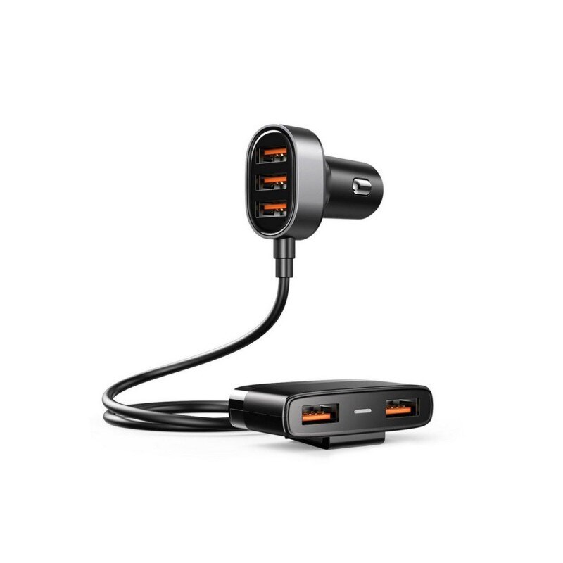 Incarcator Auto Joyroom 5 X Usb Port , Spliter Cu Cablu, Lungime 1.5m, Negru - Jr-cl03