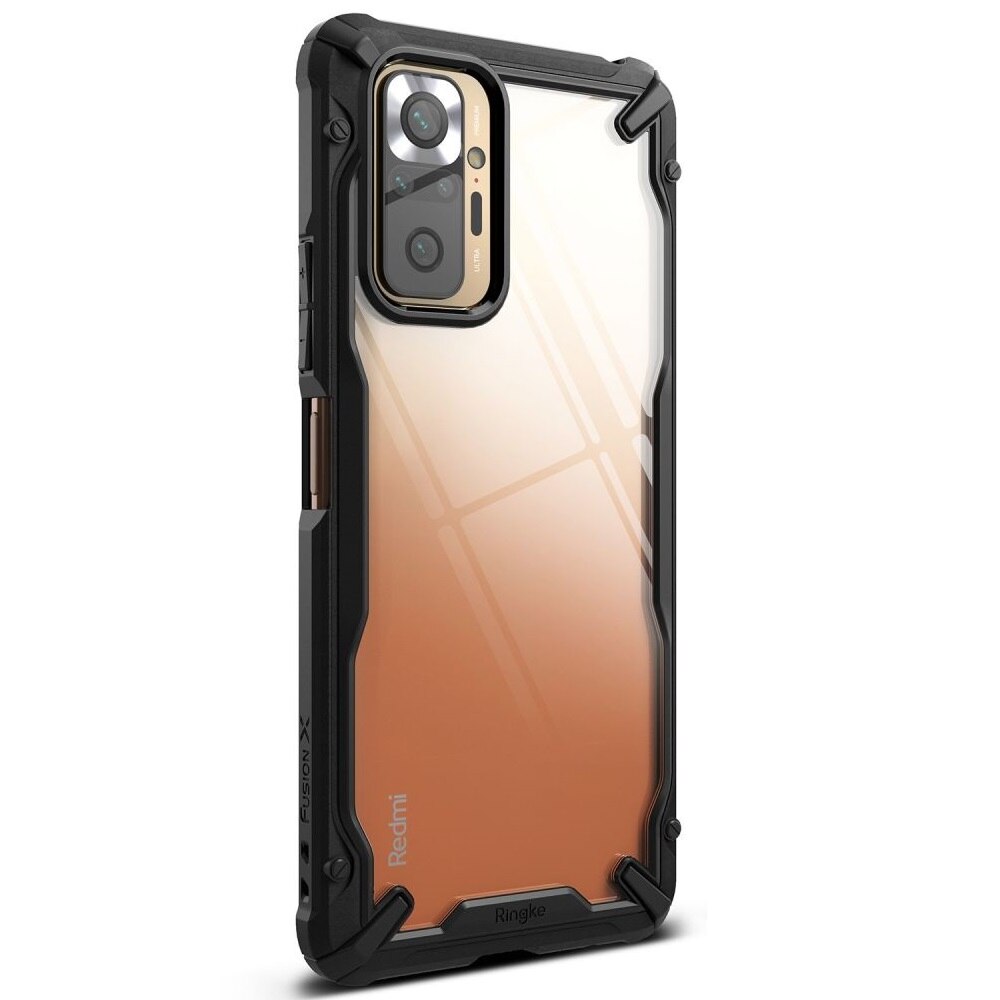 Husa tip carcasa Ringke Original compatibil cu Redmi Note 10 Pro / 10 Pro Max, Xiaomi, policarbonat, transparent