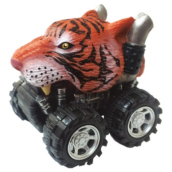 Masinuta cu sistem friction tigru multicolor Masinuta cu sistem friction tigru multicolor