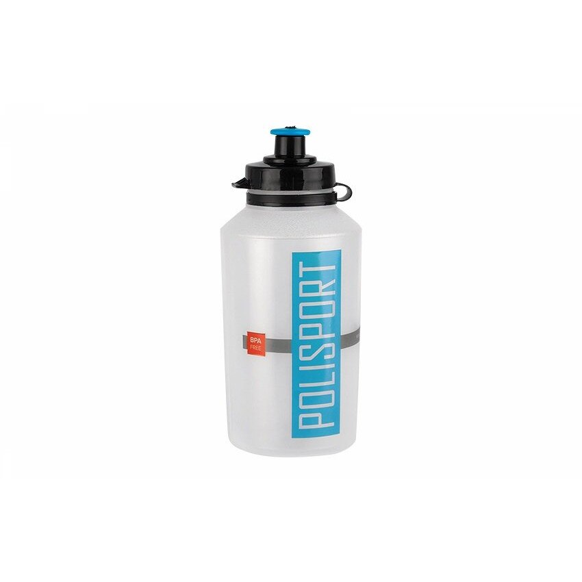 Bidon Apa Polisport - 700 Ml, Clip-On, Alb-Albastru