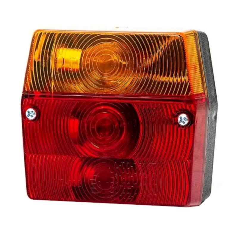 Lampa stop 96x90, 3 functii cu numar, 2 compartimente, cu mufa, dreapta, MD-002 P Bajonet Fristom