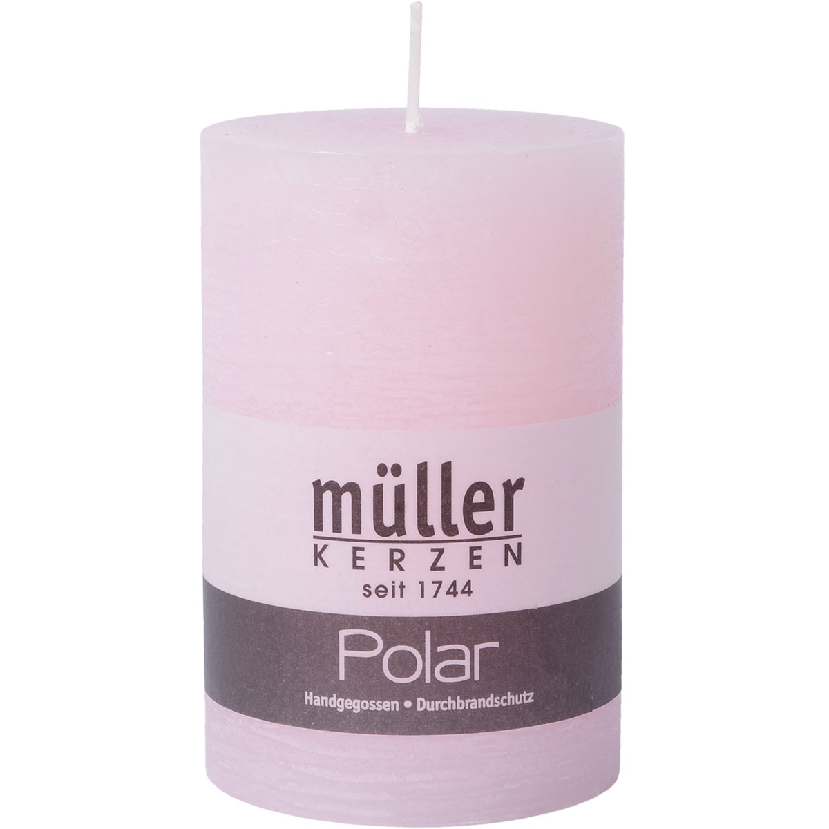 Lumanare stalp polar 120/78 mm Rose