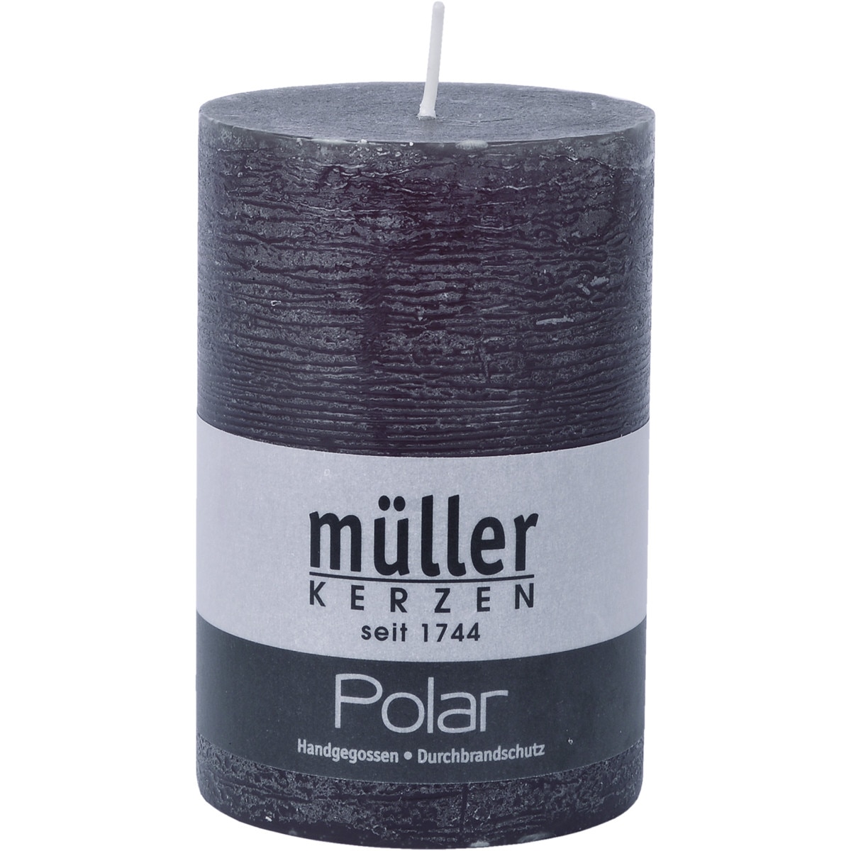 Lumanare stalp polar 120/78 mm Cenusiu