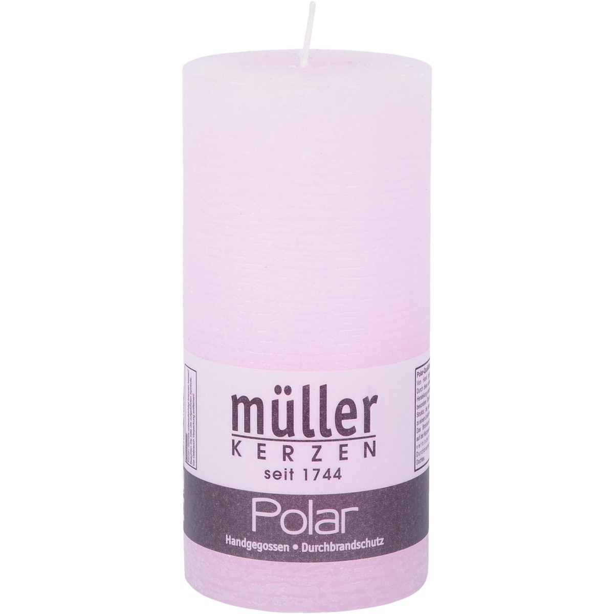 Lumanare stalp polar 125/58 mm Rose