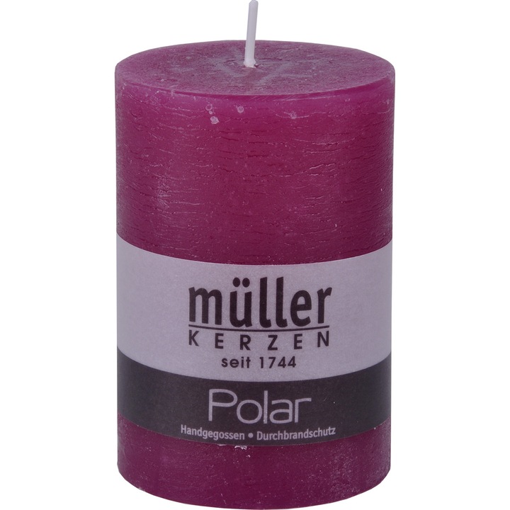 Свещ, 100/68 мм, Лилав