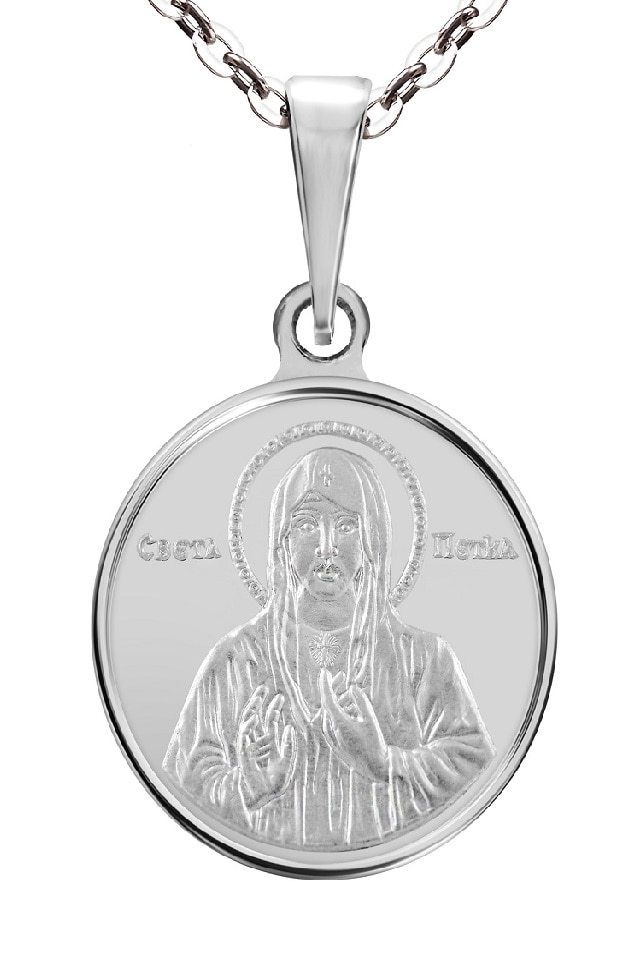 Colier din argint Cuvioasa Parascheva 3.5 g