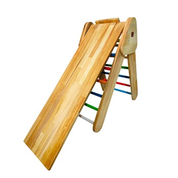 Triunghi PIKLER de catarare cu tobogan si placa excaladare, Patutul lui Eric, 80 x 40 cm Triunghi PIKLER de catarare cu tobogan si placa excaladare, Patutul lui Eric, 80 x 40 cm