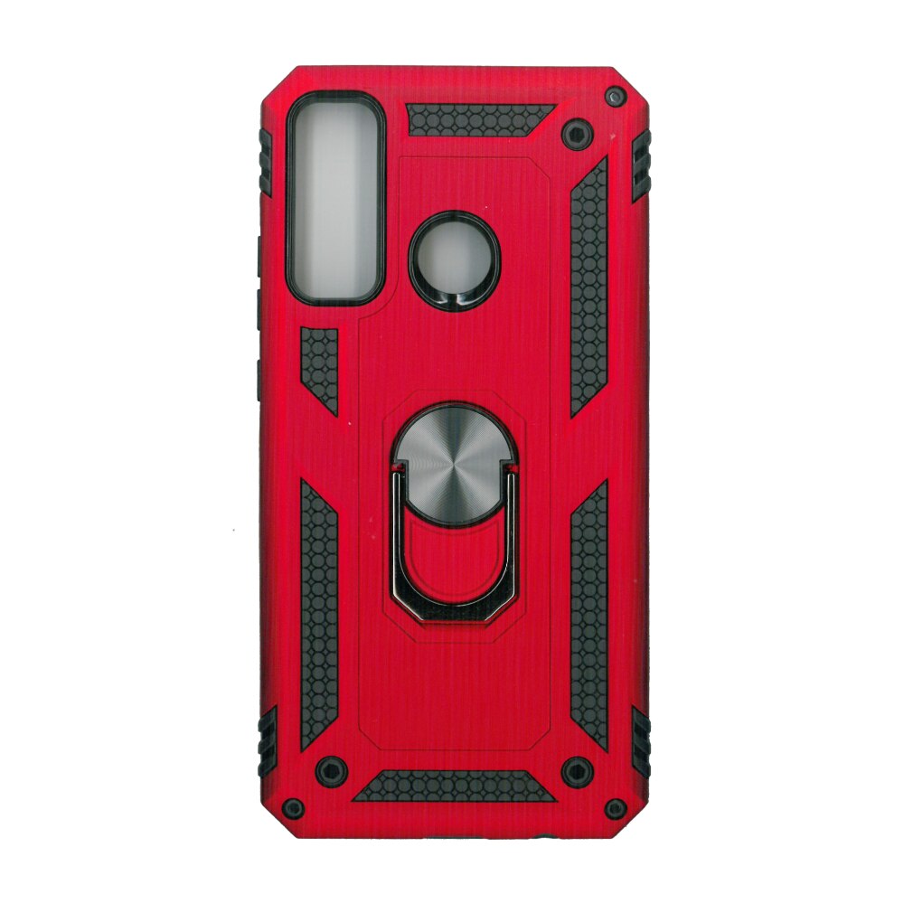 Husa protectie spate anti-shock iring, rosu, pentru Huawei P40 Lite E