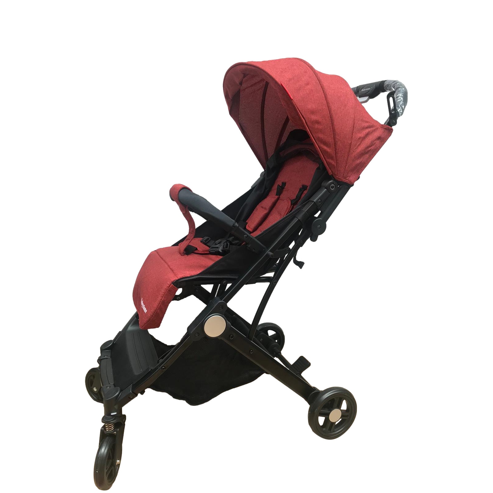 Carucior sport cu pozitie de somn, tip troler, BabyG Rosu, Unitoys